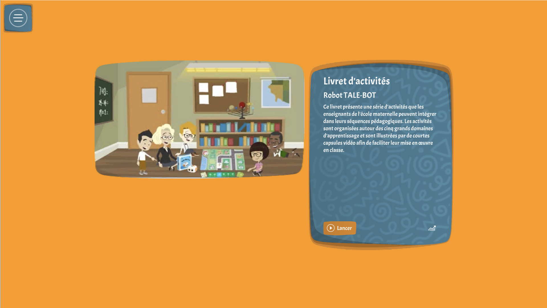 Livret d'activités - Robot TALE-BOT
