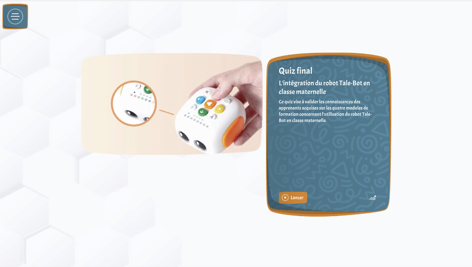 Quiz - Robot TALE-BOT